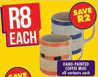 HAND-PAINTED COFFEE MUG