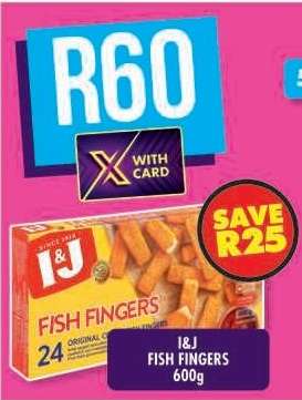 I&J Fish Fingers 600g