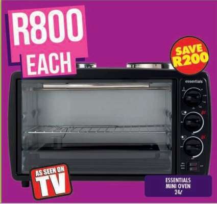 ESSENTIALS MINI OVEN 24L