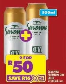 Savanna Premium Dry Cider