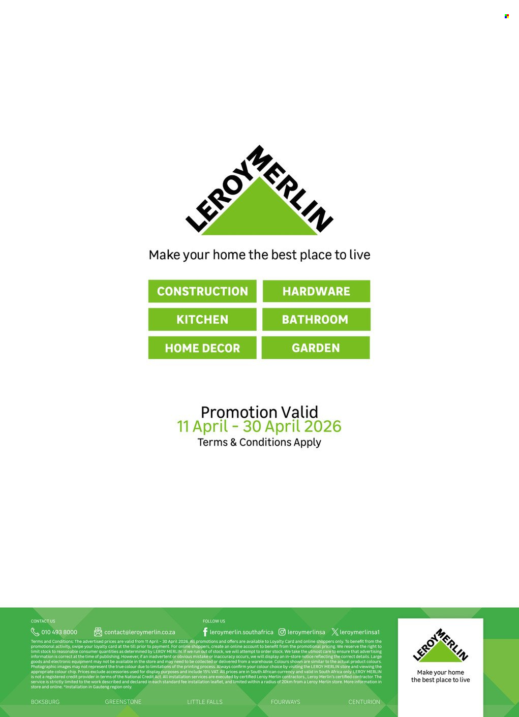 Leroy Merlin specials - 11/04/2026 - 08/05/2026. Page 28