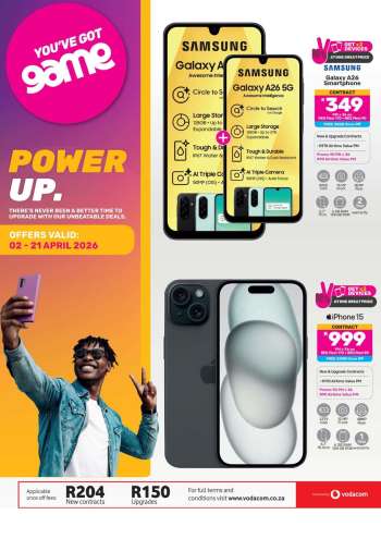 Game catalogue  - 02/04/2026 - 21/04/2026.