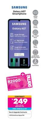 Samsung Galaxy A07 Smartphone