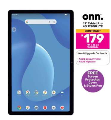 ONN 11” Tablet Pro 4G 128GB LTE