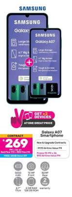 Samsung Galaxy A07 Smartphone