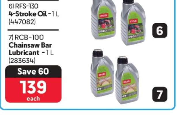 RCB-100 Chainsaw Bar Lubricant