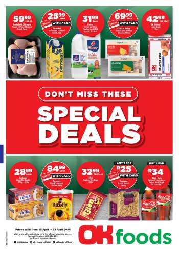 OK Foods catalogue  - 15/04/2026 - 23/04/2026.
