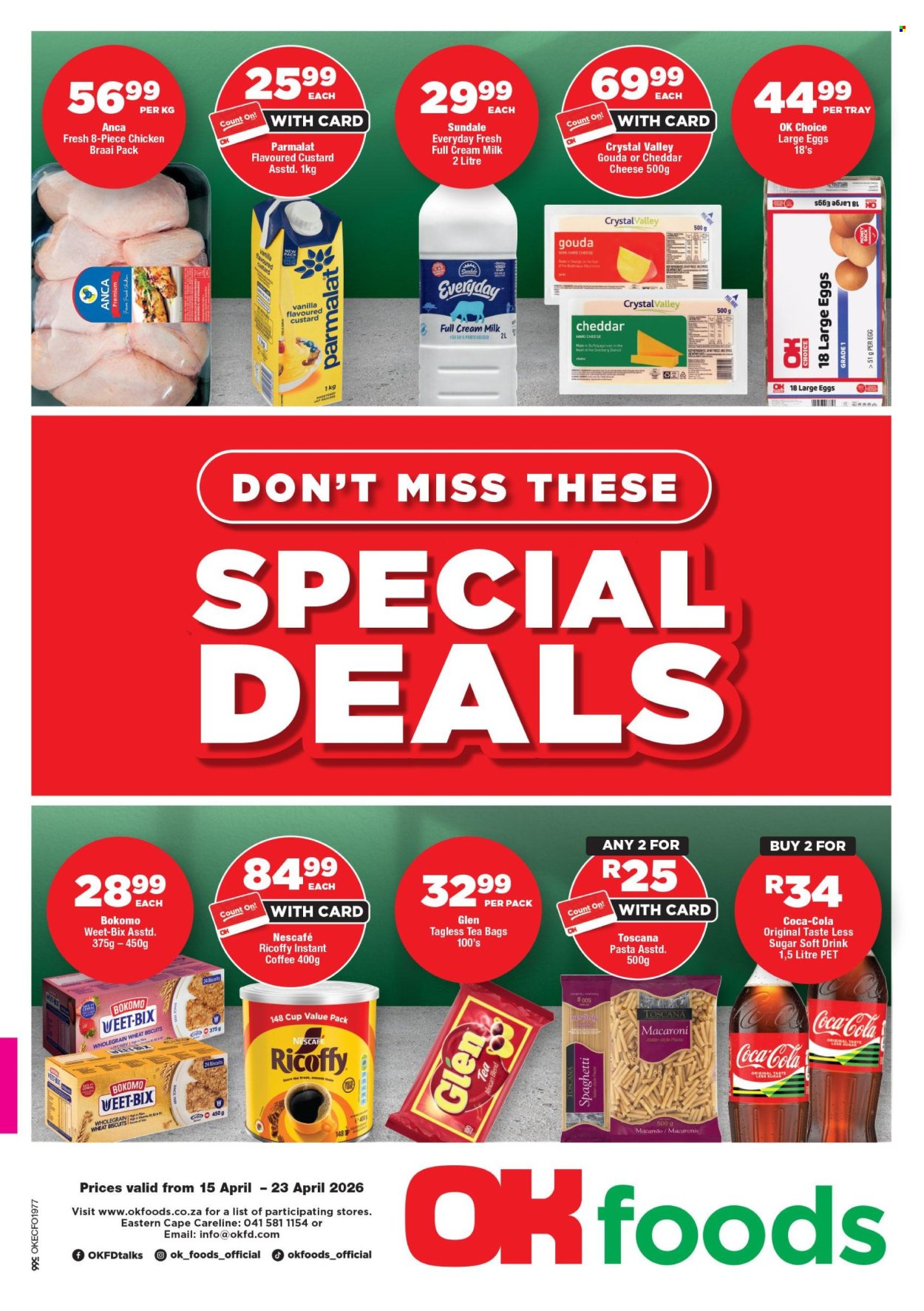 OK Foods specials - 15/04/2026 - 23/04/2026. Page 1