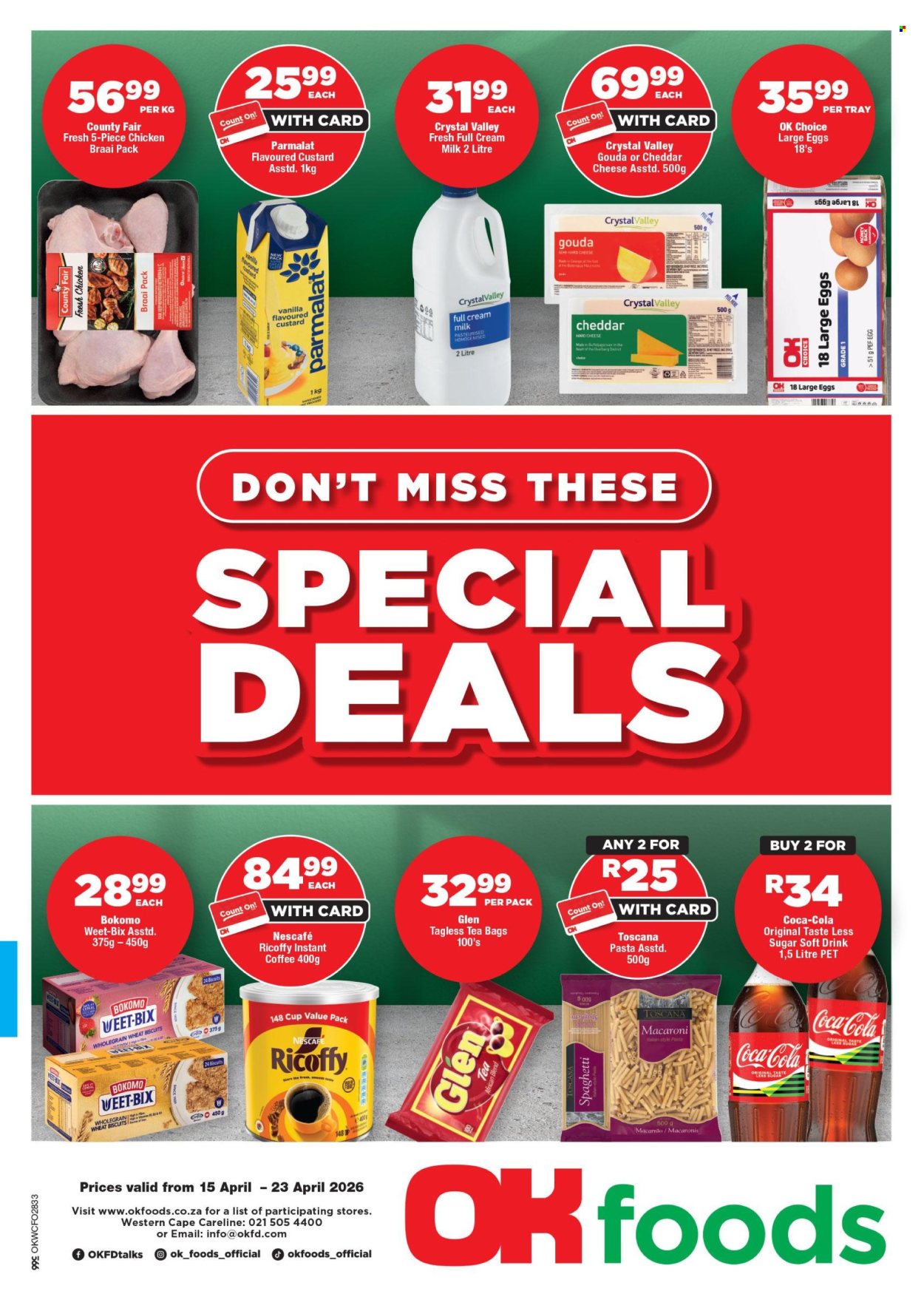 OK Foods specials - 15/04/2026 - 23/04/2026. Page 1