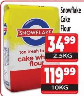 SNOWFLAKE CAKE FLOUR 2,5kg