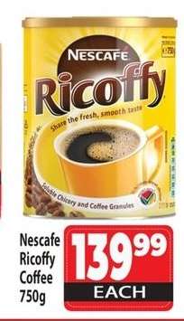 Nescafe Ricoffy Coffee 750g