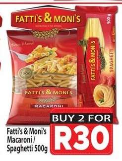 Fatti's & Moni's Macaroni/Spaghetti 500g