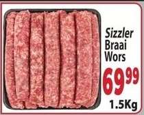 Sizzler Braai Wors