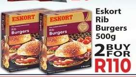 Eskort Rib Burgers 500g