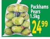 Packhams Pears 1.5kg