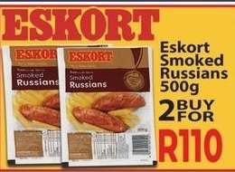 Eskort Smoked Russians 500g
