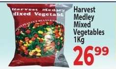 Harvest Medley Mixed Vegetables 1Kg