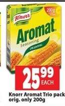Knorr Aromat Trio Pack