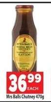 Mrs Balls Chutney 470g