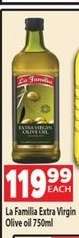 La Familia Extra Virgin Olive Oil 750ml