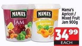 Mama’s Apricot / Mixed Fruit Jam 900g
