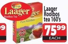 Laager Rooibos tea 160's