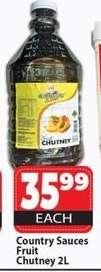 Country Sauces Fruit Chutney 2L