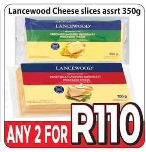Lancewood Cheese slices assrt 350g