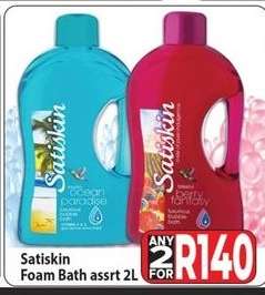 Satiskin Foam Bath assrt 2L