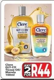 Clere GLY-CO Tissue Oil/Marula