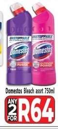 Domestos Bleach assrt 750ml