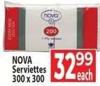 NOVA Serviettes 300 x 300