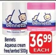 Bennetts Aqueous cream