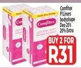 Comfitex P.Liners bodyshape Deo 20's