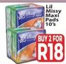 Lil Missy Maxi Pads 10's