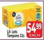 Lil-Lets Tampons 32s