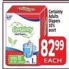 Certainty Adults Diapers