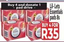 LIL-LETS Essentials Pads 8s