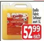 Exello Fabric Softener assrt 5L