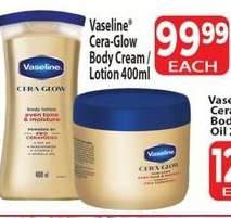 Vaseline Cera-Glow Body Cream / Lotion 400ml