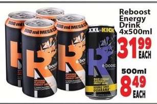 Reboost Energy Drink 4x500ml