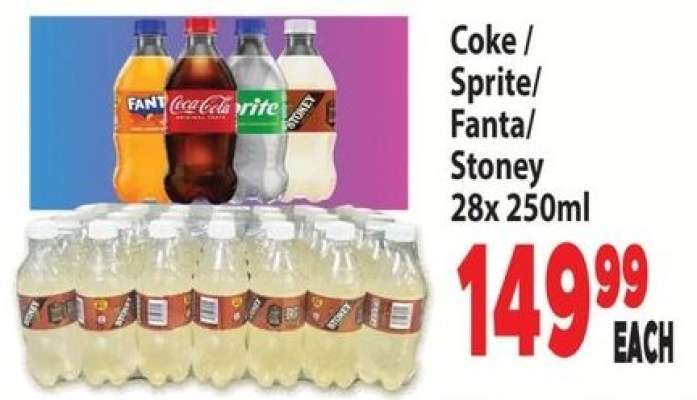 Coke / Sprite / Fanta / Stoney