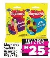 Maynards Sweets Assorted 60g / 75g