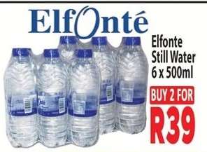 Elfonte Still Water 6 x 500ml