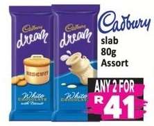 Cadbury Dream slab