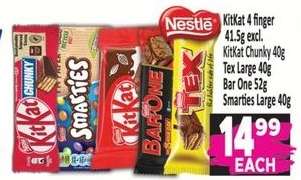 NESTLE CHOCOLATE BARS