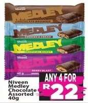 Niveen Medley Chocolate Assorted 40g