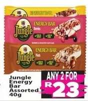 Jungle Energy Bar Assorted 40g