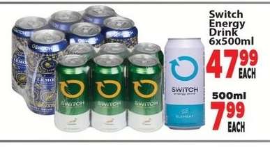Switch Energy Drink 6x500ml