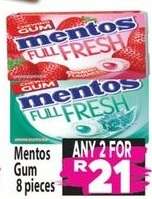 Mentos Gum 8 pieces